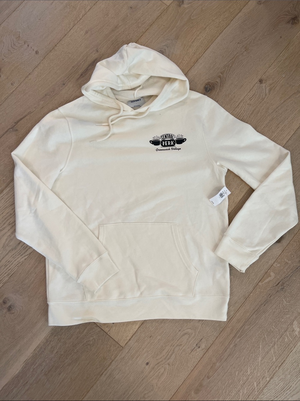FRIENDS Central Perk Greenwich village Pullover Hoodie Old Navy Large Unisex NWT